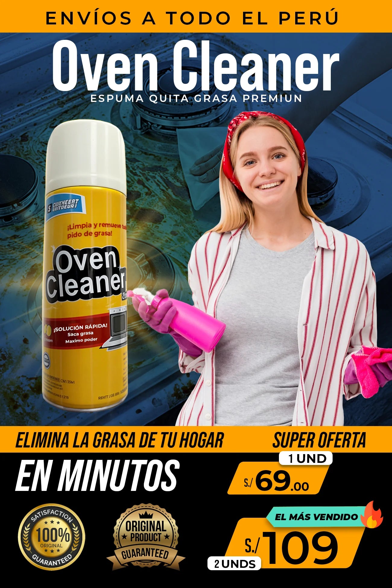 Espuma Quita Grasa