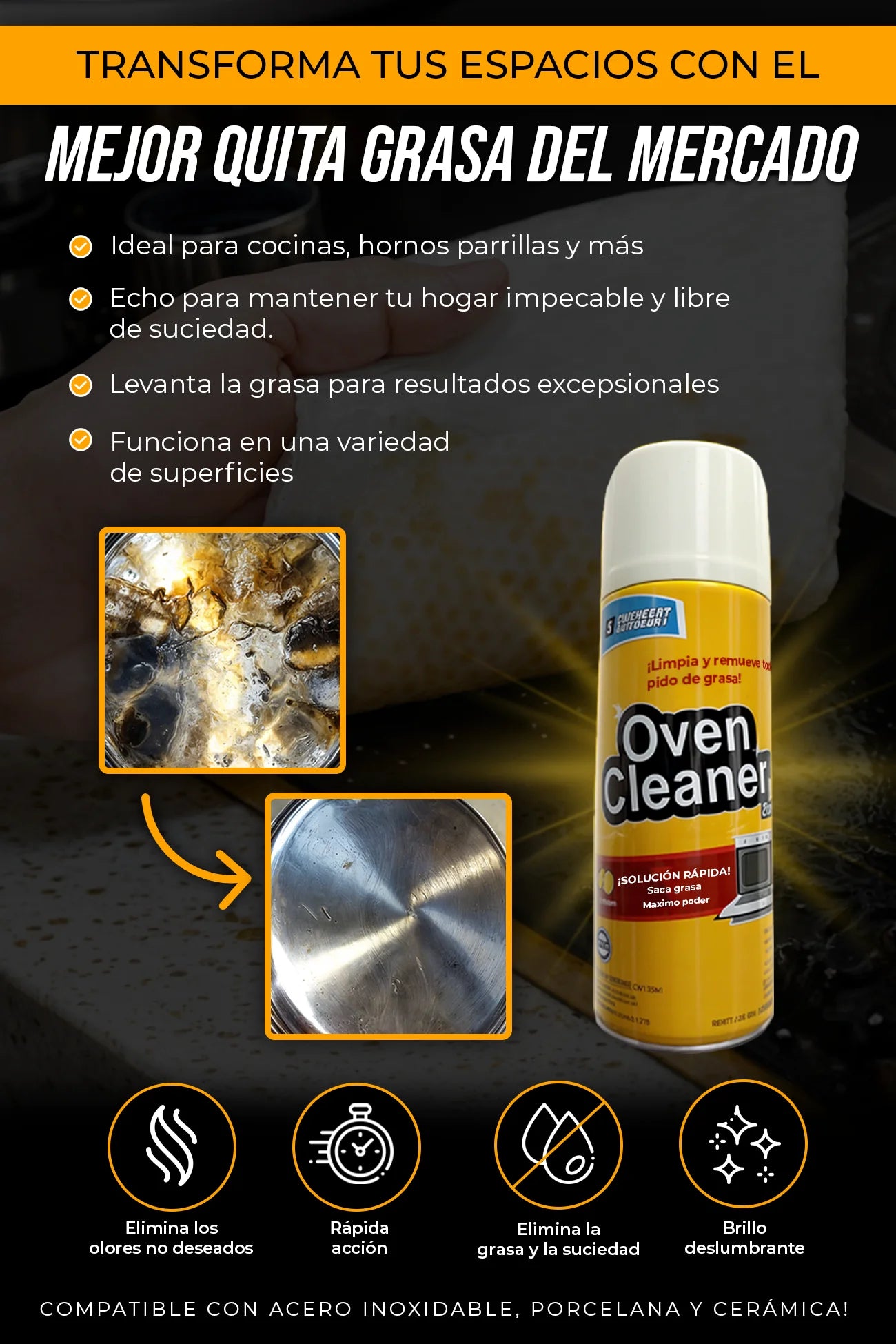 Espuma Quita Grasa